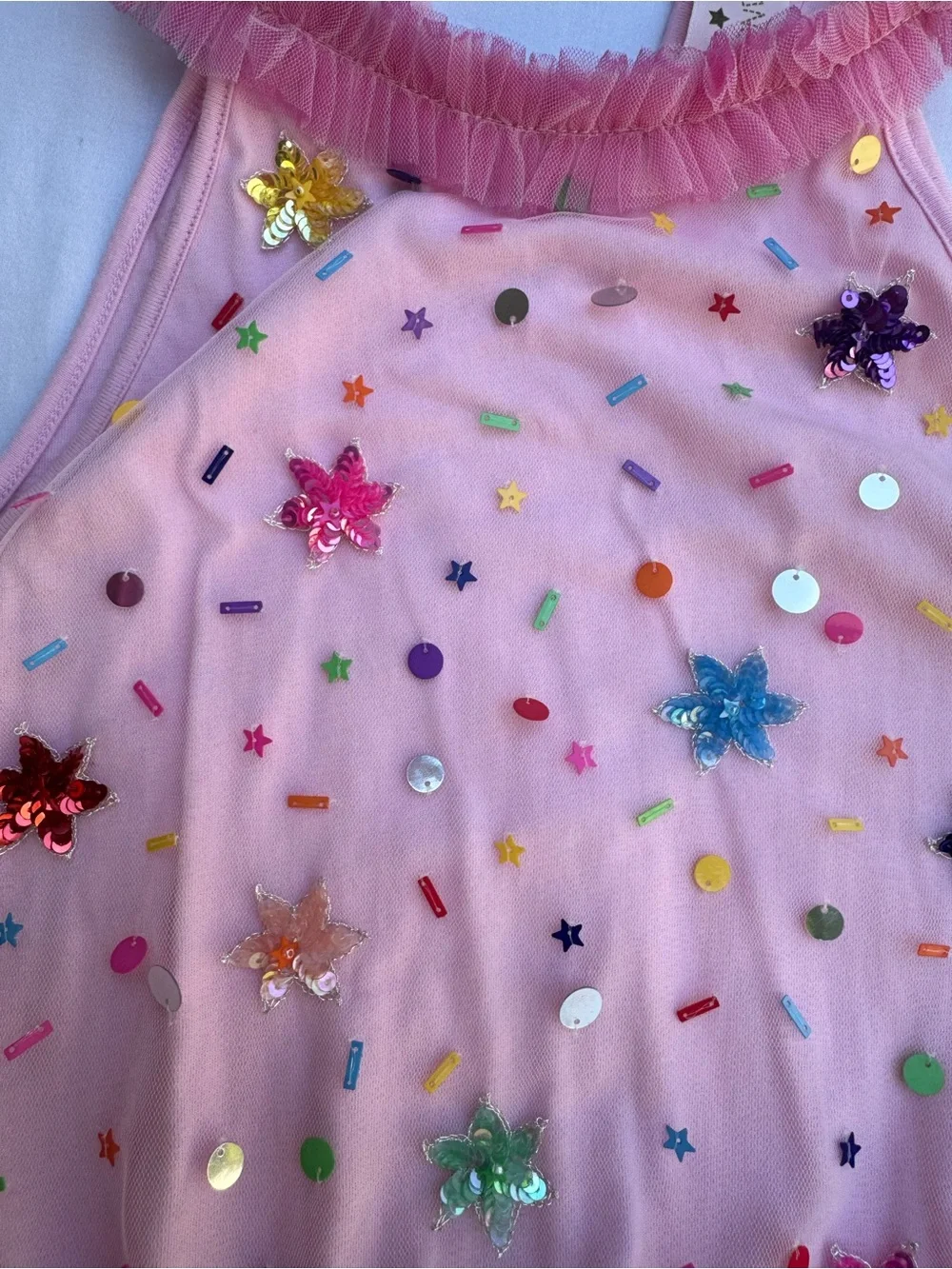 Tutu Du Monde Star Sprinkles Tutu Dress Candy Floss Girls Size 8-9